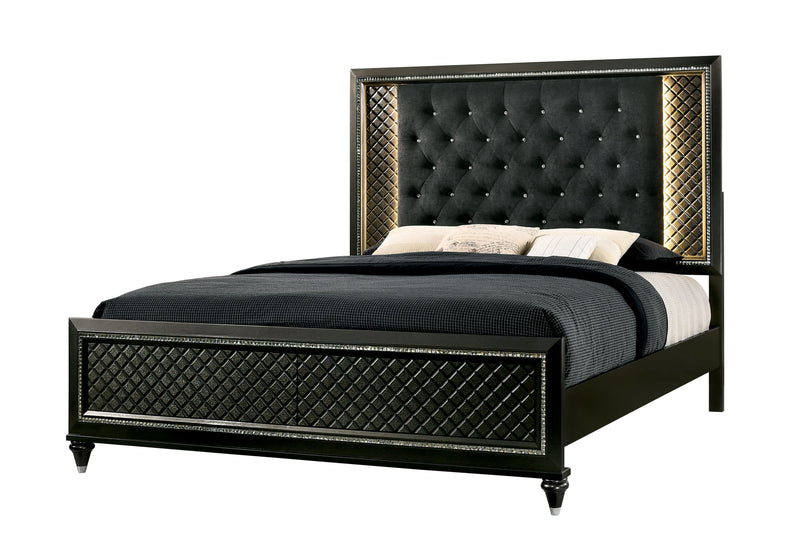 Cherton Contemporary Led Panel Bed in Queen