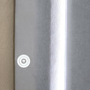 Drew Contemporary Flannelette Platform Bed in Full