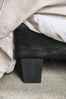 Carrie Contemporary Faux Leather Platform Bed