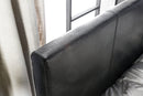 Carrie Contemporary Faux Leather Platform Bed