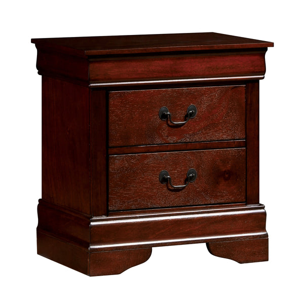 Corella Transitional Nightstand in Cherry