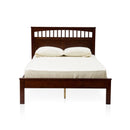 Mellie Transitional Solid Wood Twin Platform Bed in Cherry