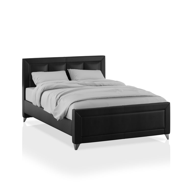 Huntington Tufted Queen Bed in Black