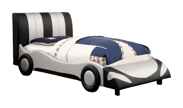 Swift Novelty Faux Leather Youth Bed in Full