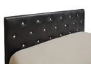 Ervin Contemporary Faux Leather Tufted Headboard in Full/Queen