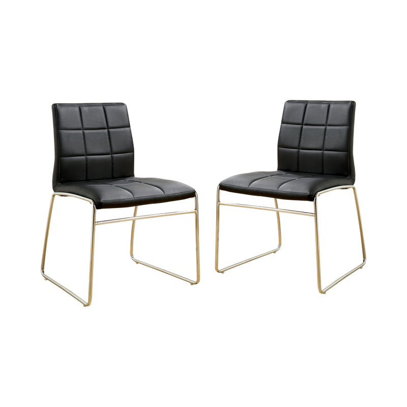 Lonne Contemporary Padded Side Chairs (Set of 2)