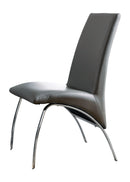 Bectel Contemporary Padded Side Chairs in Gray (Set of 2)