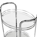 Vivienne Contemporary 2-Shelf Serving Cart