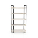 Lackomb 5-Shelf Bookshelf in Antique White