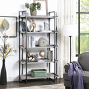 Lackomb 5-Shelf Bookshelf in Antique White