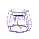 Boris 2-Piece Nesting Tables in Purple