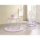 Boris 2-Piece Nesting Tables in Purple