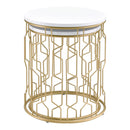Vereira 2-Piece Nesting Tables in Gold Coating