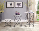 Nikova 3-Piece Nesting Tables in White