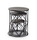 Nikova 3-Piece Nesting Tables in Walnut