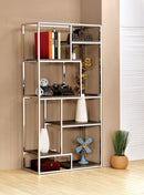 Meg Contemporary Metal 6-Shelf Display Shelf
