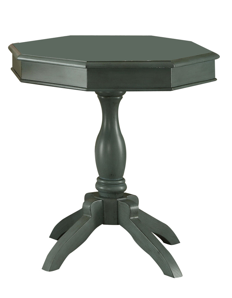Matte Transitional Octagon End Table
