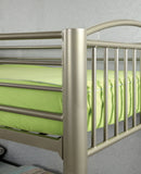 Pimmel Contemporary Metal Bunk Bed in Full