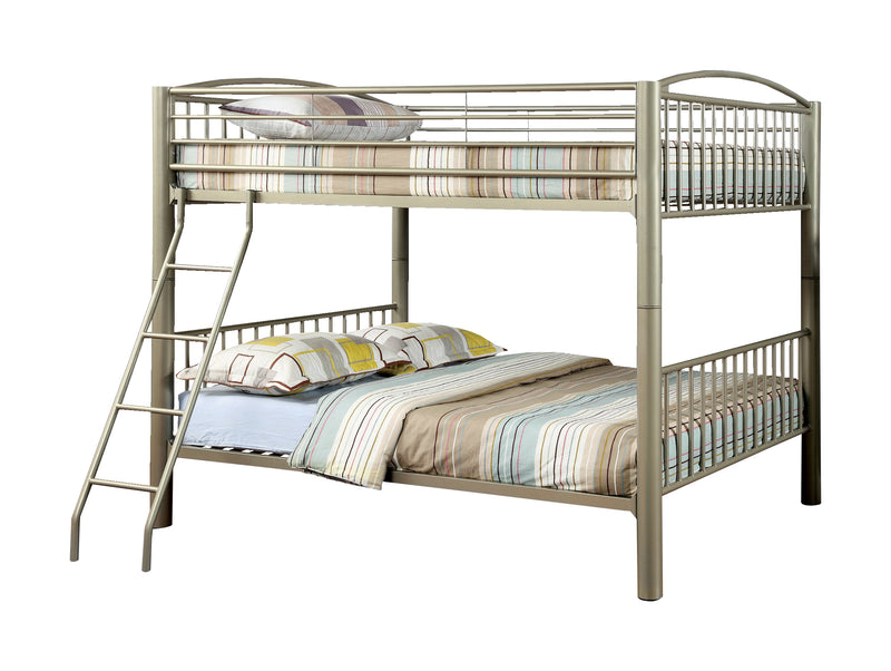 Pimmel Contemporary Metal Bunk Bed in Full