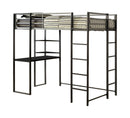 Rimil Contemporary Metal Loft Bed