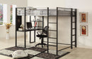 Rimil Contemporary Metal Loft Bed
