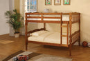 Hilmin Cottage Solid Wood Bunk Bed in Oak