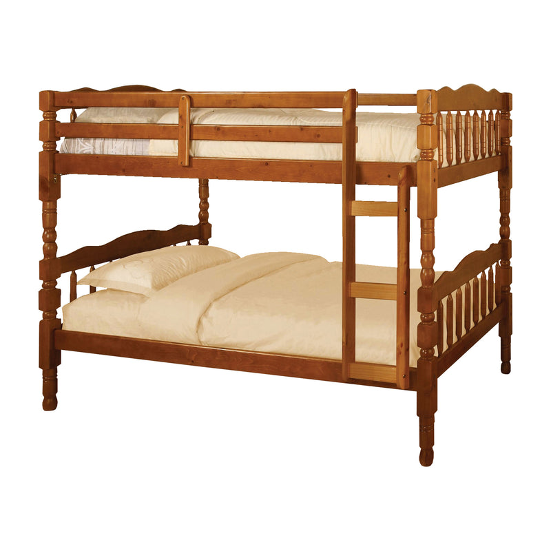 Hilmin Cottage Solid Wood Bunk Bed in Oak