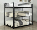 Dazza Contemporary Bunk Bed in Twin Triple