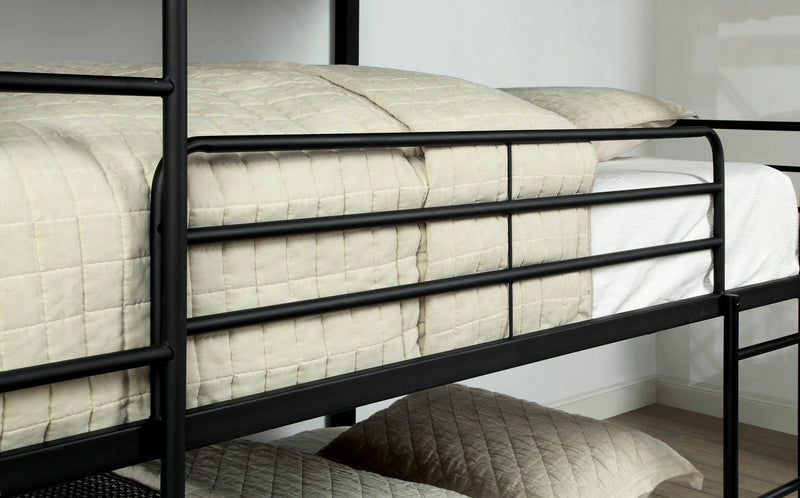 Dazza Contemporary Bunk Bed in Twin Triple