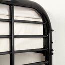 Nitzel Transitional Metal Bunk Bed in Black