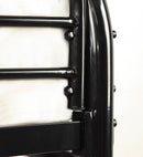 Nitzel Transitional Metal Bunk Bed in Black