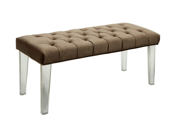 Windry Contemporary Button Tufted Bench