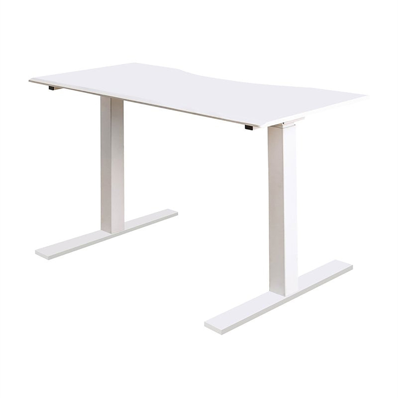 Jamboree Contemporary 47.25-Inch Height-Adjustable Desk in White