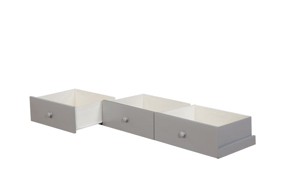Joseph Transitional Solid Wood Underbed Drawers (Set of 3)