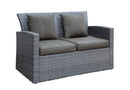 Darcy Contemporary Padded Patio Loveseat