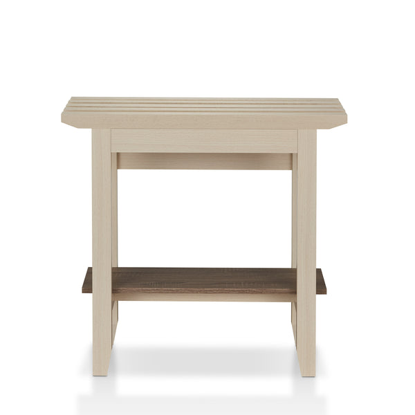 Morrissey Contemporary Open Storage Console Table