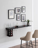 Phoyt Floating Bar Table in Cappuccino