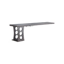 Phoyt Floating Bar Table in Distressed Gray