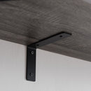 Phoyt Floating Bar Table in Distressed Gray