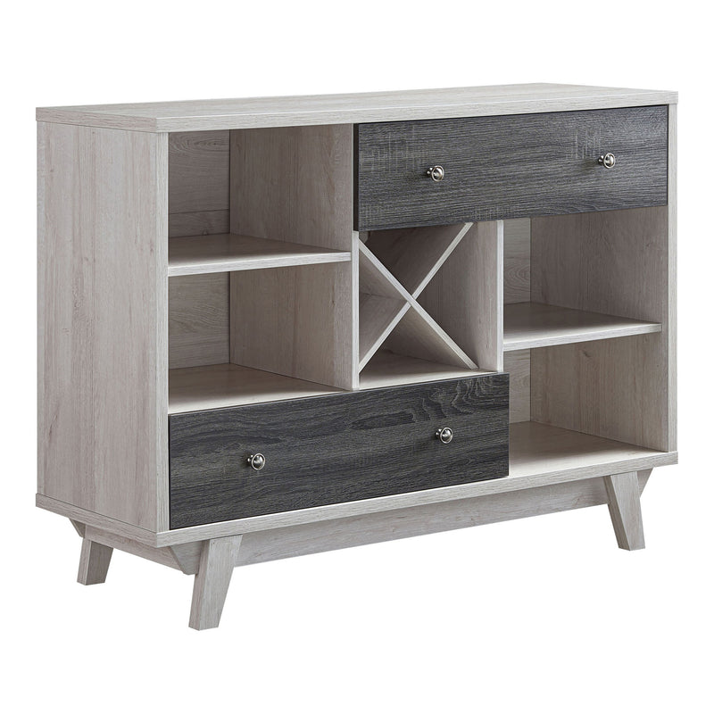 Tannery Multi-Storage Buffet in White Oak and Gray