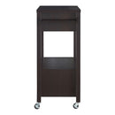 Arton 2-Drawer Kitchen Cart in Cappuccino