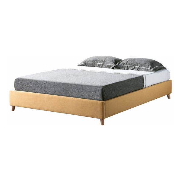 Goolsby Queen Foundation Bed in Yellow