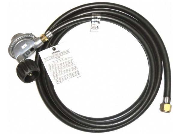 AMERICAN FYRE DESIGNS 10 FT PROPANE EXTENSION HOSE WITH ELBOW FITTING