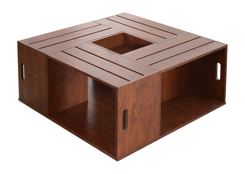 Halinski Contemporary Open Shelf Coffee Table