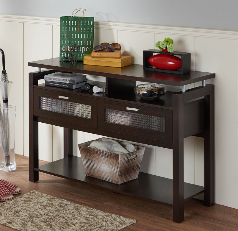 Achilles Contemporary Multi-Storage Console Table