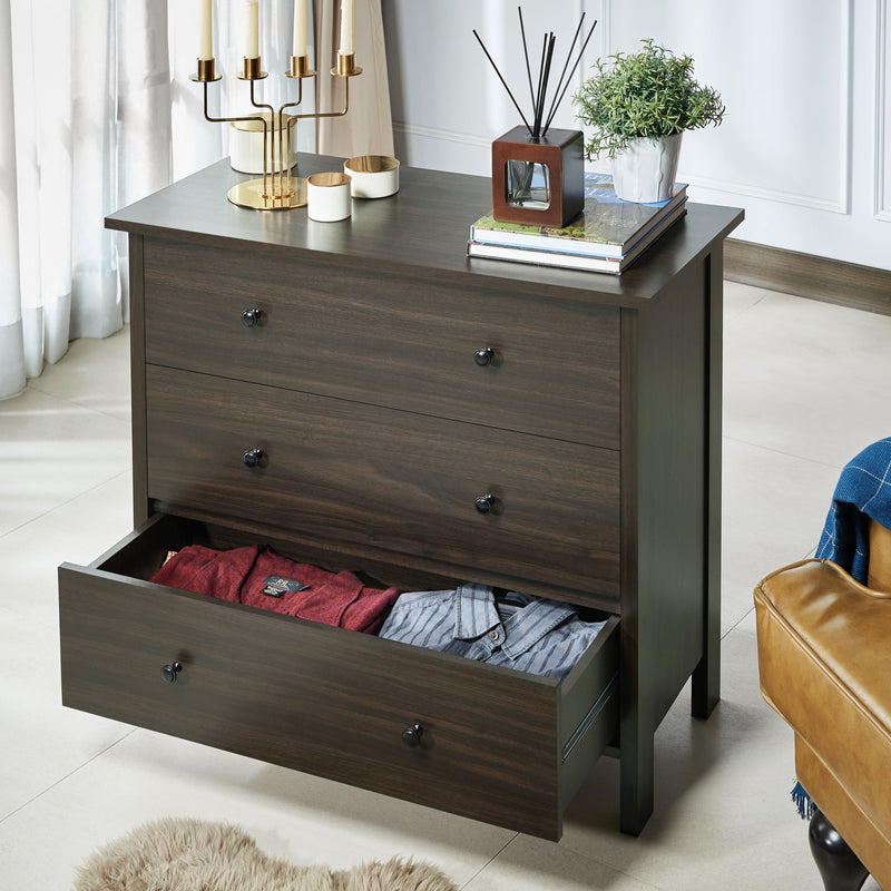 Zillett 3-Drawer Chest in Wenge