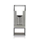 Robble Multi-Storage Wine Cabinet in Vintage Gray Oak