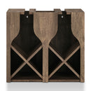 Sacha 8-Bottte Wine Rack in Reclaimed Oak
