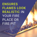 American Fire Glass 12" x 6" Stainless Steel H-Style Burner - Natural Gas