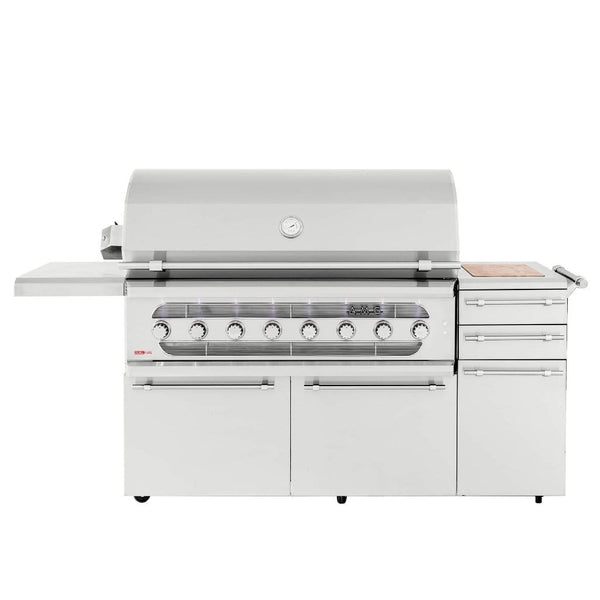 Summerset Muscle Series 54" Freestanding Hybrid Grill - Dominating Outdoor Cooking Power
